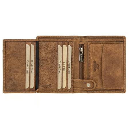 Portfel męski skórzany skóra naturalna El Forrest 