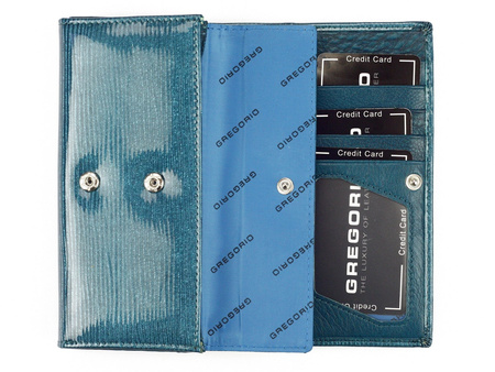 Portfel damski skórzany skóra naturalna Gregorio 