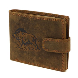 Portfel męski skórzany skóra naturalna Nordee