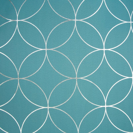 ZASŁONA GOTOWA ABELLA 135X250 CM TURKUSOWY