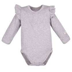 BODY niemowlęce wyprawka  SIMPLY COMFY FALBAN SZARY Ewa Klucze 