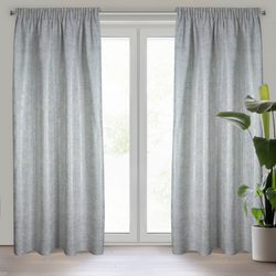 ZASŁONA GOTOWA BLANKA NA TAŚMIE 140 X 280 CM SREBRNY