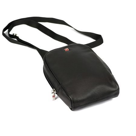 Torba saszetka listonoszka męska na ramię skórzana skóra naturalna Albatross