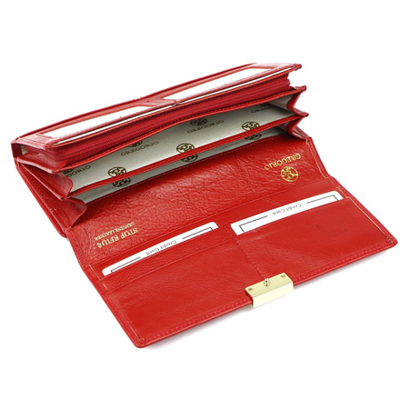 Portfel damski skórzany skóra naturalna Gregorio