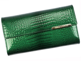 Portfel damski skórzany skóra naturalna Gregorio