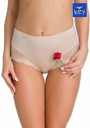 Figi majtki damskie 2-pack beżowe