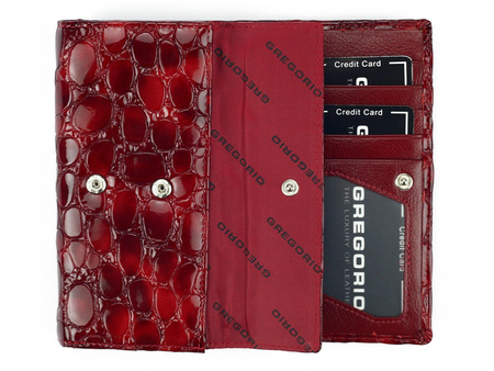 Gregorio portmonetka skóra naturalna wielokolorowy kobieta