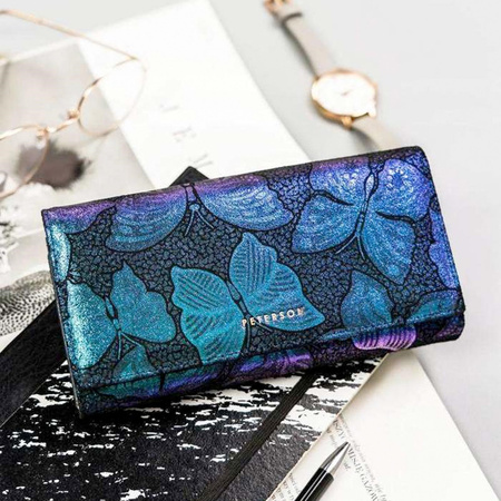 Portfel damski skórzany skóra naturalna Peterson