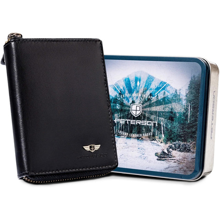 Portfel męski skórzany skóra naturalna  Peterson