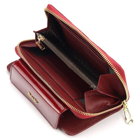 Portfel damski skórzany skóra naturalna Rovicky