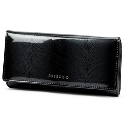 Portfel damski skóra naturalna skórzany Gregorio