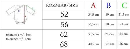 Body niemowlęce rozpinane krótki rękaw Nana Nicol 