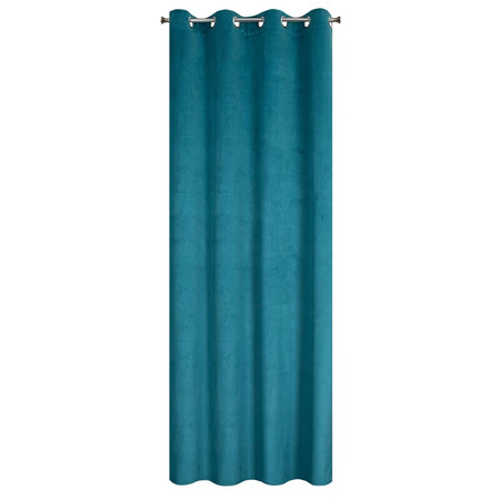 ZASŁONA GOTOWA LILI 140 X 250 CM CIEMNONIEBIESKI