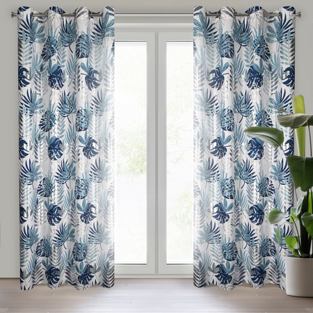 ZASŁONA GOTOWA MALTA 140 X 250 CM BIAŁY