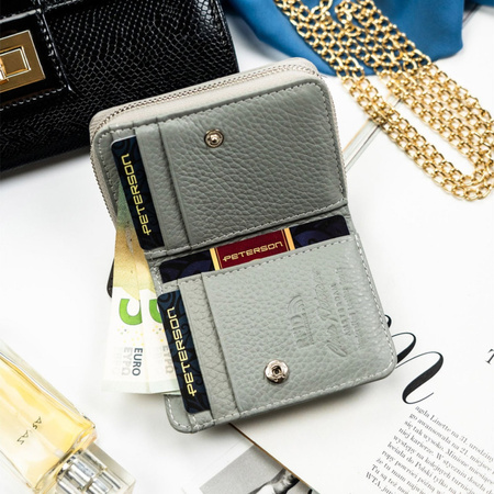 Portfel damski skóra naturalna skórzany Peterson