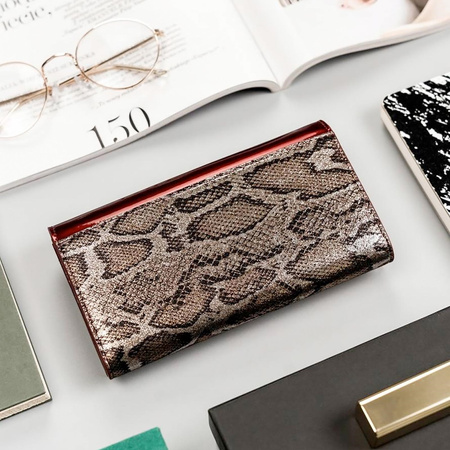 Portfel damski skórzany skóra naturalna  Peterson