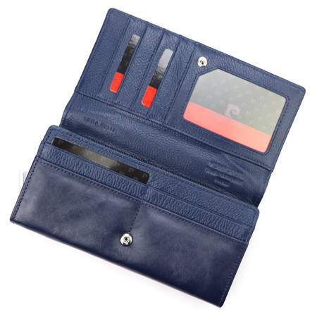 Portfel damski skórzany skóra naturalna Pierre Cardin