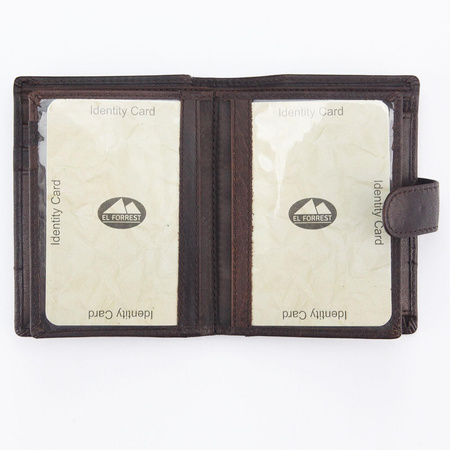 Portfel męski skórzany skóra naturalna El Forrest 