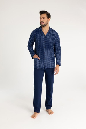 Piżama 486 2XL-3XL rozpinana