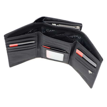 Portfel damski skórzany skóra naturalna Pierre Cardin 