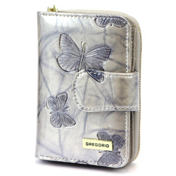 Portfel damski skóra naturalna skórzany Gregorio