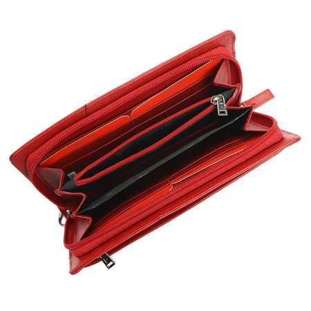 Portfel damski skórzany skóra naturalna Pierre Cardin