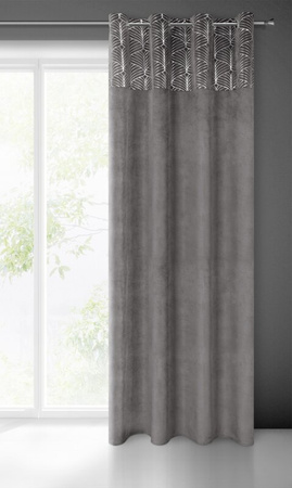 ZASŁONA GOTOWA LINDI 140 X 250 CM GRAFITOWY