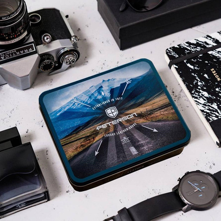 Portfel męski skórzany skóra naturalna  Peterson