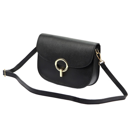 Luka torebka listonoszka skóra naturalna beżowy