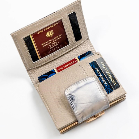 Portfel damski skórzany skóra naturalna  Peterson