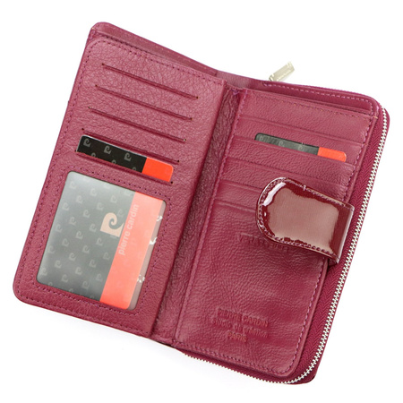 Portfel damski skórzany skóra naturalna Pierre Cardin 