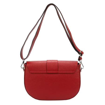 MiaMore torebka listonoszka skóra naturalna czarny