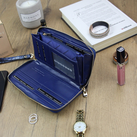 Portfel damski skórzany skóra naturalna Gregorio 