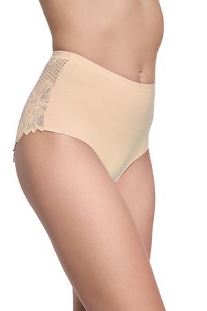Figi 201 majtki damskie beżowe 