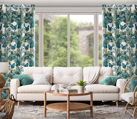 FIRANA GOTOWA DAVOS 140 X 250 CM BIAŁY