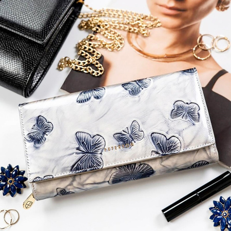 Portfel damski skórzany skóra naturalna  Peterson