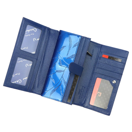 Portfel damski skórzany skóra naturalna Pierre Cardin 