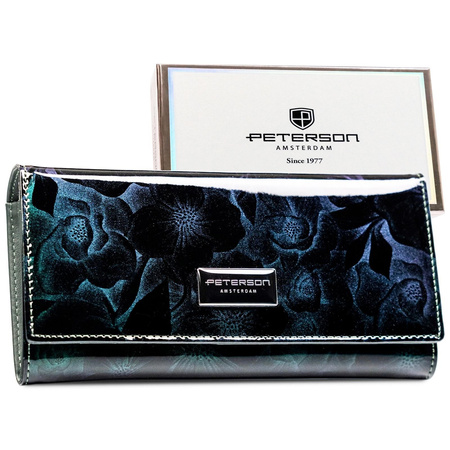 Portfel damski skóra naturalna skórzany Peterson