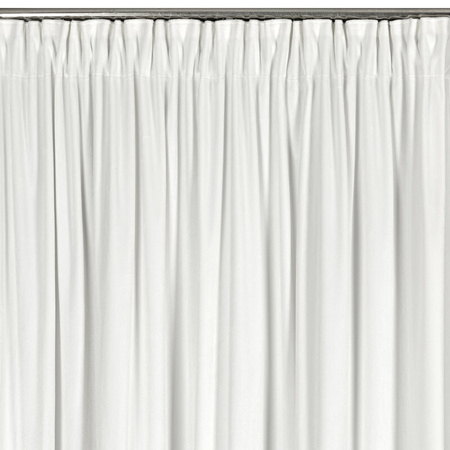 ZASŁONA GOTOWA CARLI NA TAŚMIE 140 X 250 CM BIAŁY