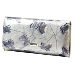 Portfel damski skóra naturalna skórzany Gregorio