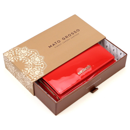 Portfel damski skórzany skóra naturalna Mato Grosso 