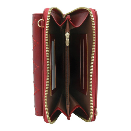 Portfel damski skórzany skóra ekologiczna Cavaldi 