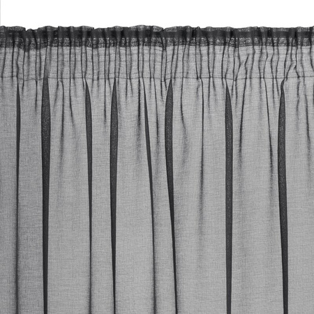 FIRANA GOTOWA MARION NA TAŚMIE 140 X 270 CM CZARNY