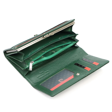 Portfel damski skórzany skóra naturalna Pierre Cardin 