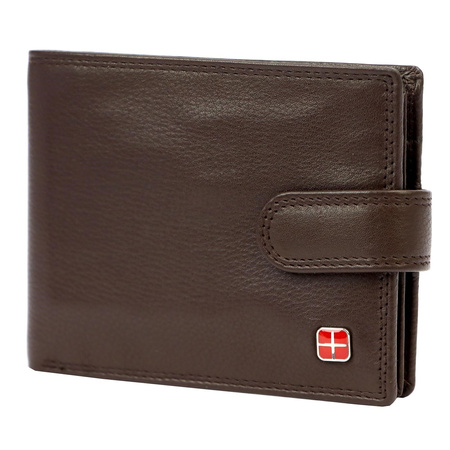 Portfel męski skórzany skóra naturalna Albatross 