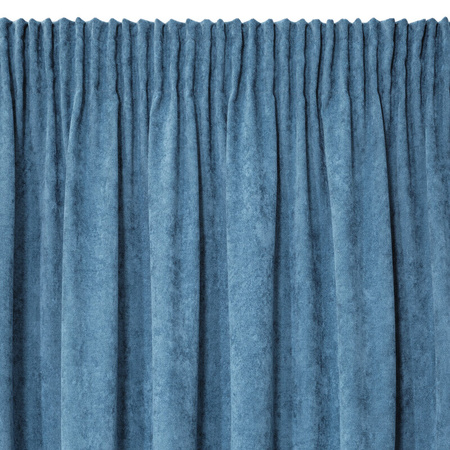 ZASŁONA GOTOWA ANISA NA TAŚMIE 140 X 270 CM TURKUSOWY