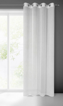 FIRANA GOTOWA SANDRA 140 X 250 CM BIAŁY