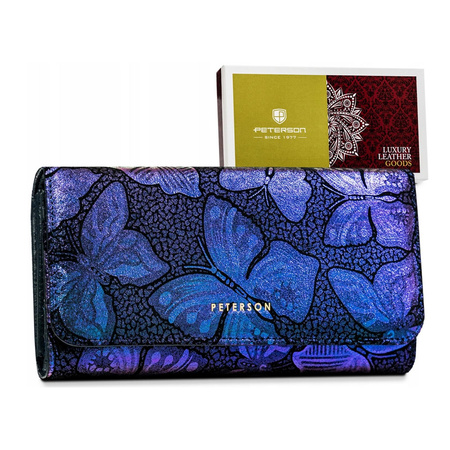 Portfel damski skórzany skóra naturalna  Peterson 
