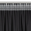 ZASŁONA GOTOWA MARION 2 NA TAŚMIE 140 X 270 CM CZARNY