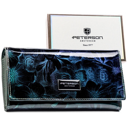 Portfel damski skóra naturalna skórzany Peterson